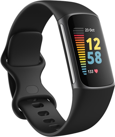 Fitbit Charge 5 Advanced Fitness and Health Tracker - Graphite, A